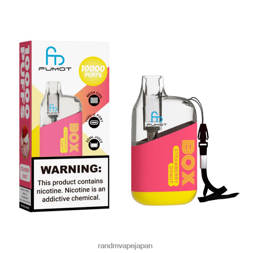 4LP42P96 Fumot Original RandM Tornado Box 10000 エアフローコントロールベープデバイス 1pc ピンクレモネード - RandM Vape Price