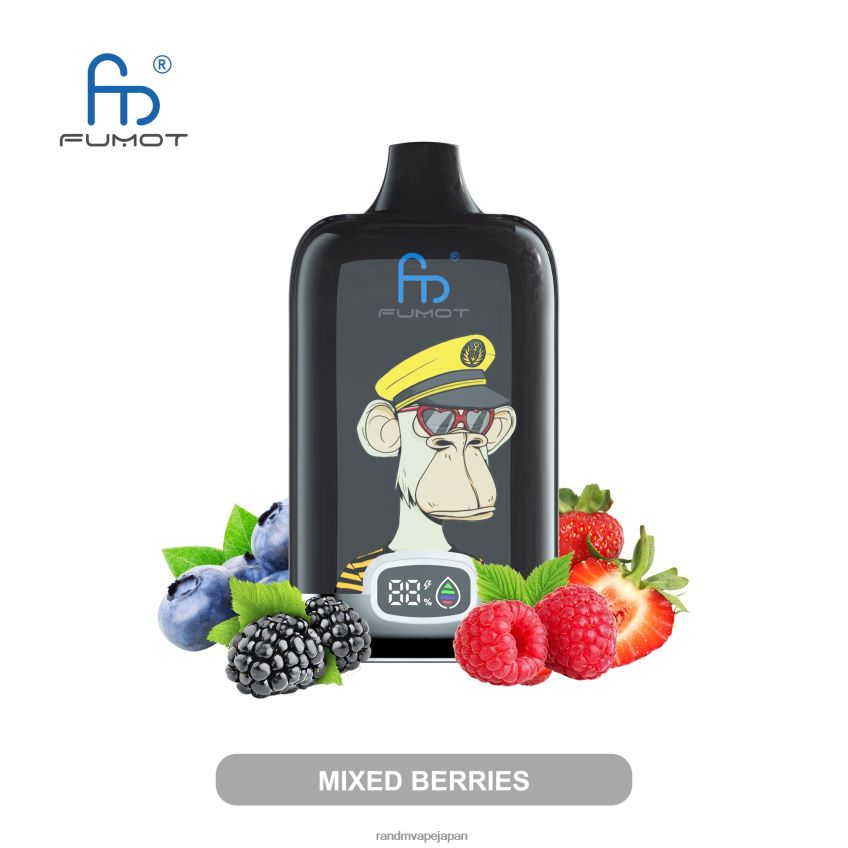 4LP42P10 Fumot Original RandM Digital Box 12000 バッテリーと液体ディスプレイ VAPE デバイス アイスポップ - Tornado Vape Flavours
