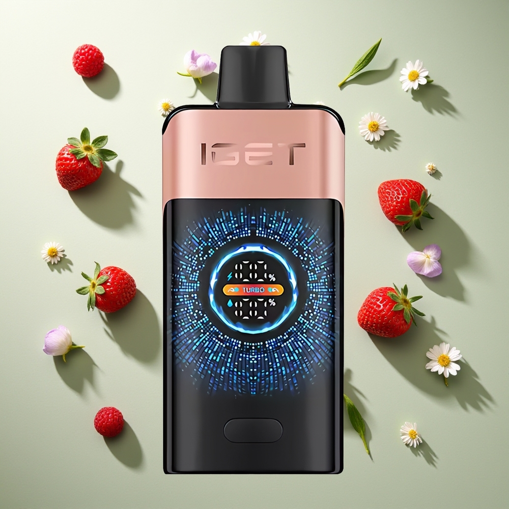 IGET ONE 12000パフ ストロベリーレーズンベリー 2700mAh