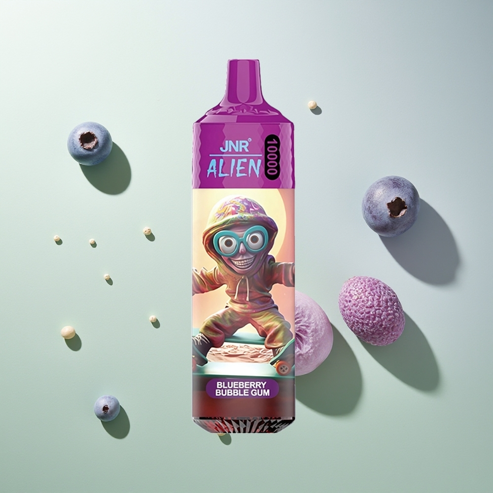 JNR Alien 10000パフ ブルーベリーバブルガム RGB
