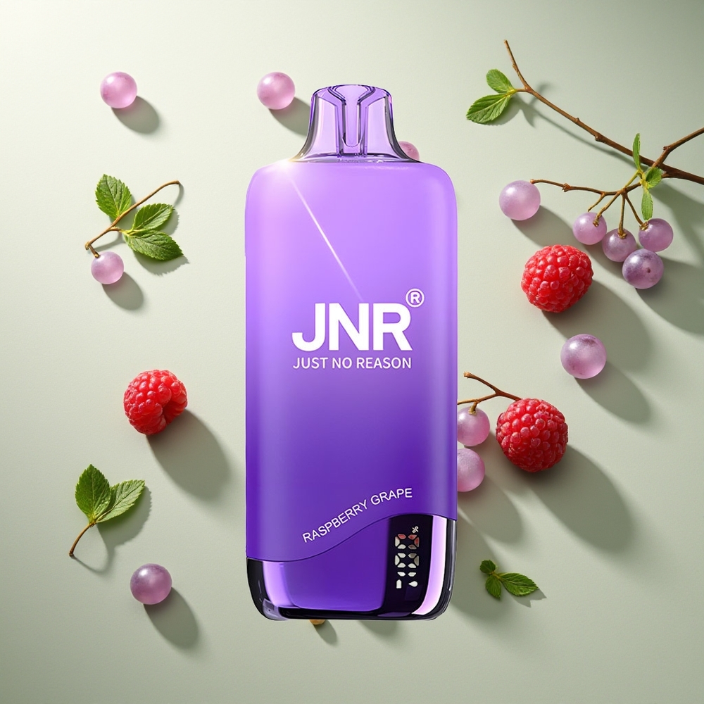 JNR Rainbow 10500パフ ラズベリーグレープ 18ml