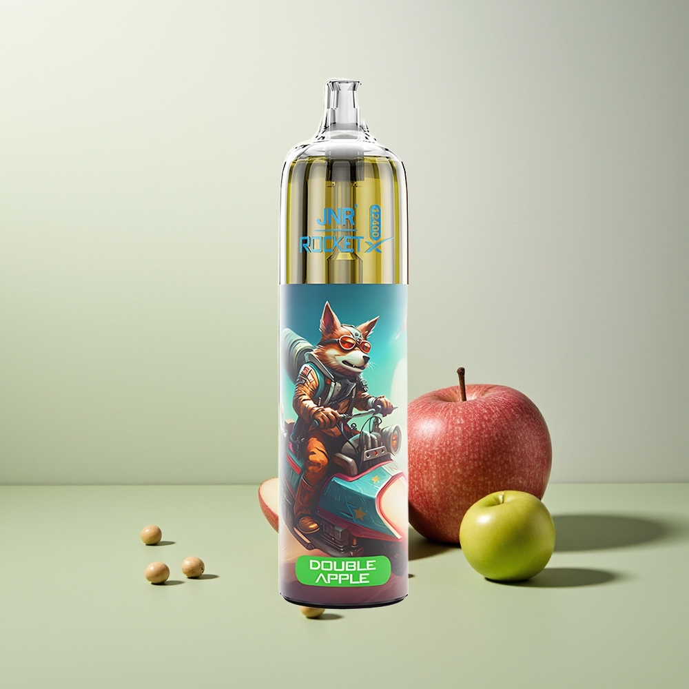 JNR Rocket-X 12400 Puffs ダブルアップル RGBライト