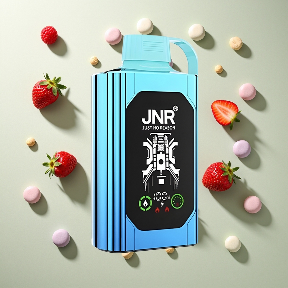 JNR Shisha Hookah Box 20500 Puffs ストロベリーベリーキャンディー Dual Mesh Coil