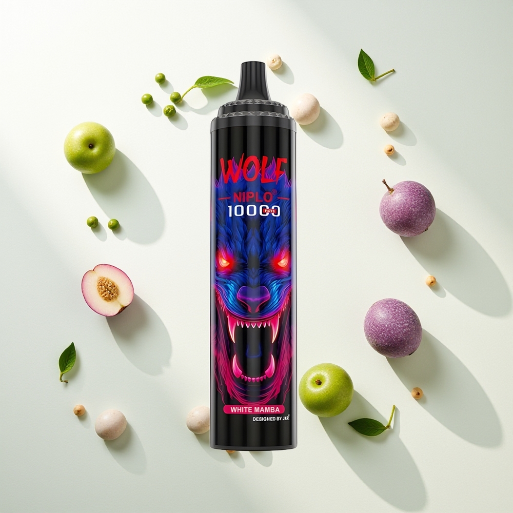 JNR Wolf Niplo 10000 Puffs ホワイトマンバ Type-C